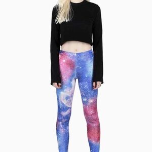 Blackmail Galaxy Angel Iced Velvet Leggings Size medium